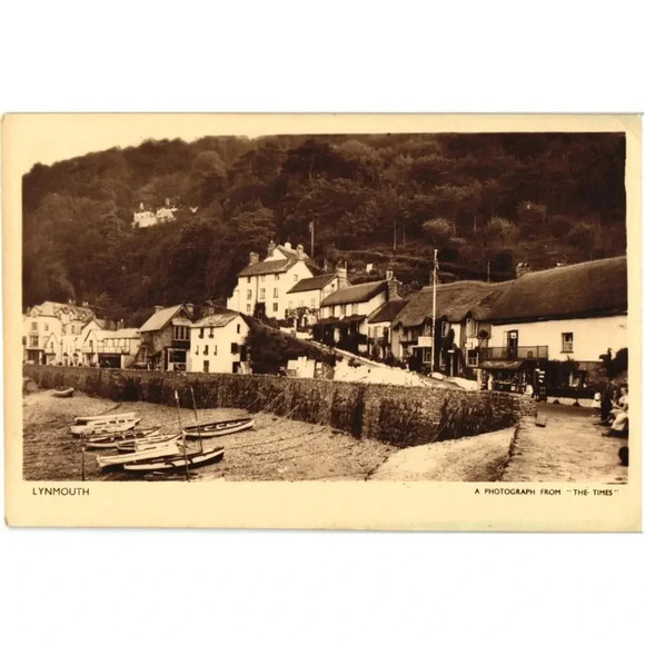 Lynmouth a Photograph from the Times England Postcard - Picture 1 of 2